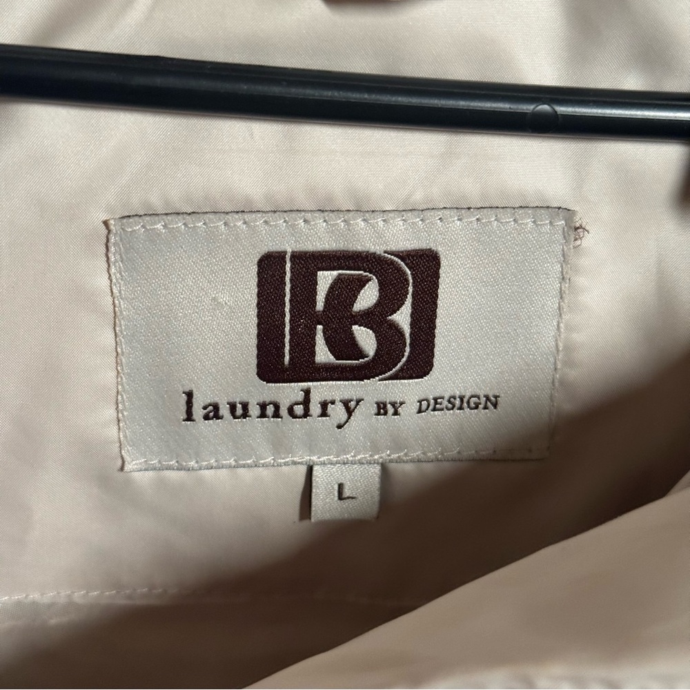 Laundry by Design Ivory Puffer Jacket with Faux Fur - Picture 10 of 12